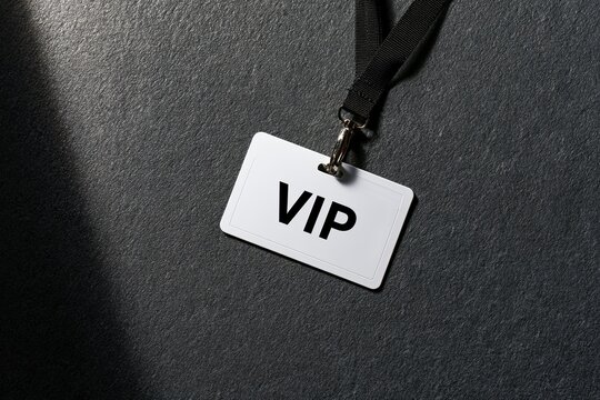 VIP Badge Lanyard Access Pass for Exclusive Events.