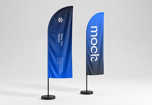 Flag Banner Mockup