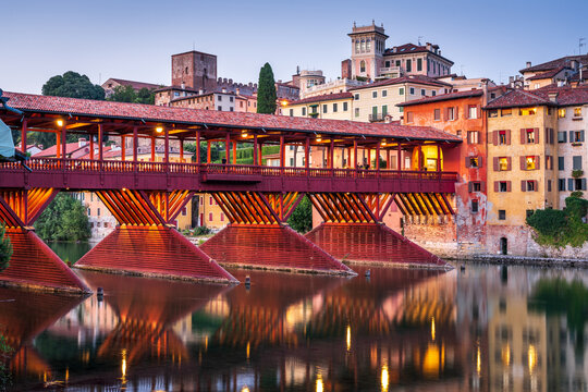 Bassano Del Grappa, Italy on the Brenta River