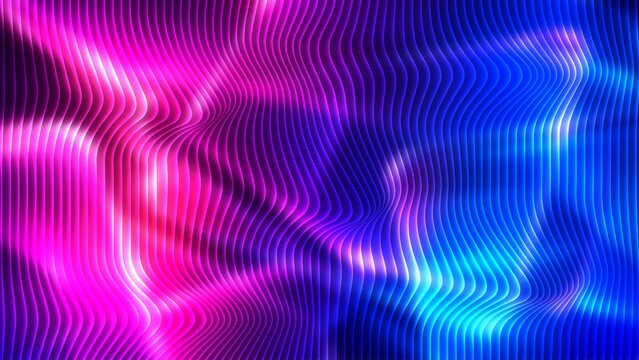 Abstract Vibrant Pink And Blue Dynamic Wavy Background Futuristic Glowing Liquid Motion Light Waves Texture
