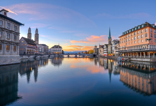 Zurich, Switzerland on the Limmat River