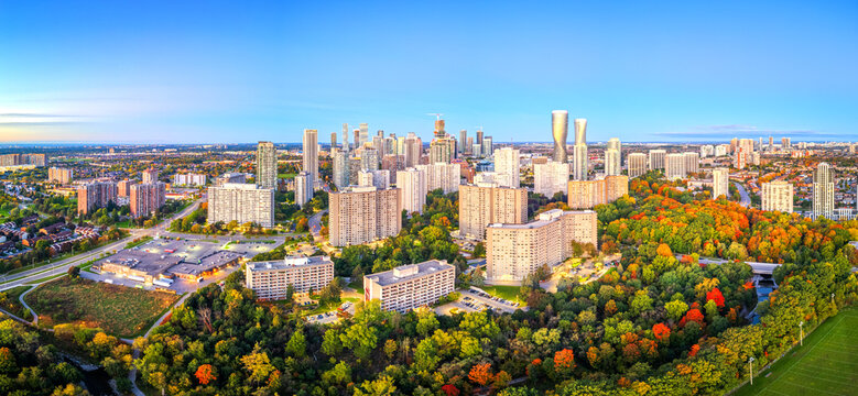 Mississauga, Ontario, Canada City Skyline