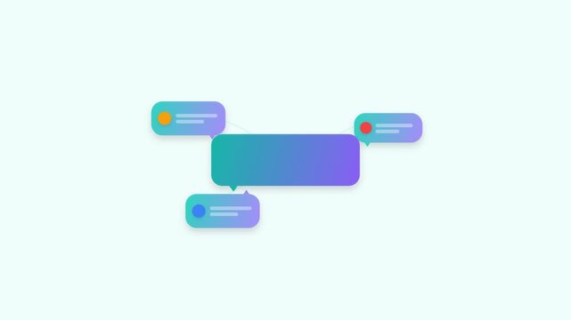 Comment Bloom Organic Social Media Conversation Motion Graphic