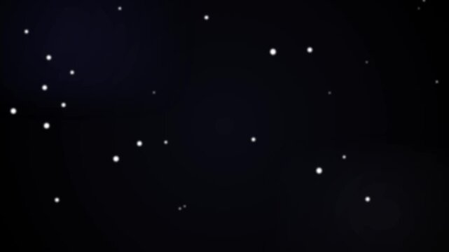 Gleaming white stars in cassiopeia constellation, showcasing a celestial pattern in deep space. Perfect for astronomy, science, or educational designs.