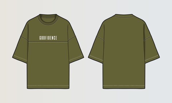 TSHIRT DESIGNS MENS WOMENS STITCH PANEL DETAILS