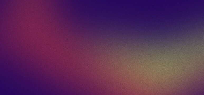 Abstract gradient background purple pink blue yellow blurred texture with soft grain colorful smooth backdrop for design wallpaper banner or modern digital art