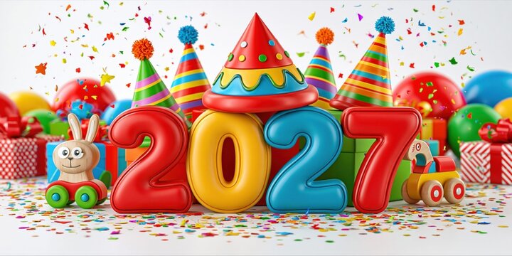 Happy new year vibrant festive celebration joyful moments
