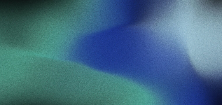 Green blue abstract gradient texture blur background soft grain color green blue abstract gradient texture blur background with soft grain, smooth color transition, hazy shape, artistic backdrop