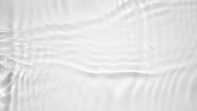 Abstract white transparent water shadow surface texture natural ripple background