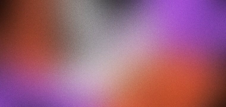 Abstract gradient blur texture color purple orange gray soft background with smooth misty surface grain pattern vibrant light and modern artistic backdrop