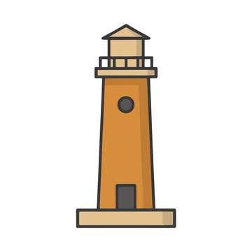 Illustration of a lighthouse