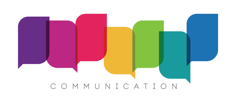 speech bubbles, communication concept, vector illustration
