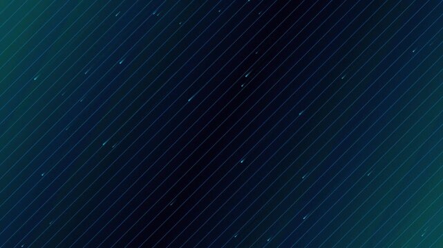 Abstract digital art background featuring a diagonal pattern of thin luminous blue lines interspersed with scattered streaks of light