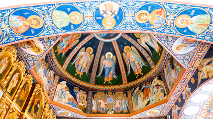 Obraz premium Altea San Miguel Arcangel Orthodox church ceiling paintings