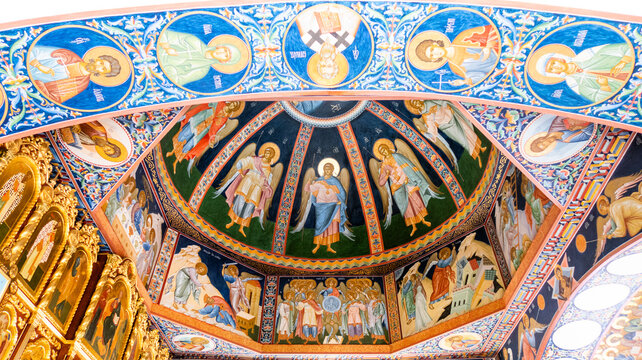 Altea San Miguel Arcangel Orthodox church ceiling paintings