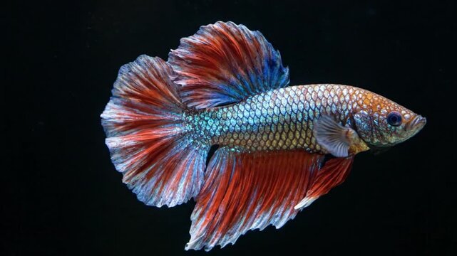 tropical fish in aquarium