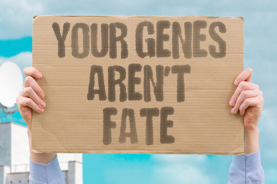 "Your genes aren't fate" Epigenetic modifications demonstrate genetic expression plasticity. GENETICS. NEUROLOGY. BIOLOGY. HEALTH. ENVIRONMENT.