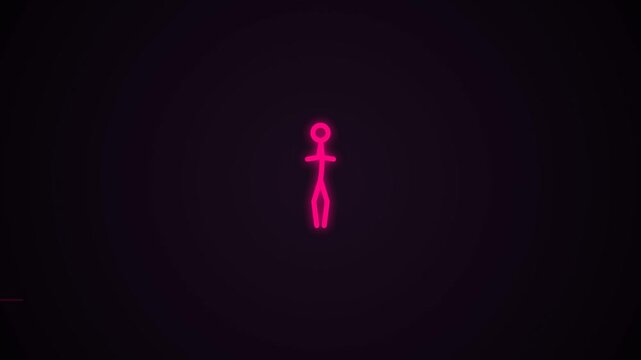 Fun Stick Man Dancing Background Animation
