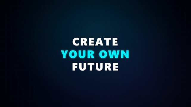 Inspirational digital graphic promoting self-empowerment and the strategic cultivation of individual success paths, fostering a visionary mindset for future achievements