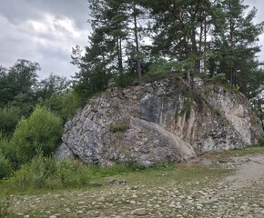 wycieczka w górach rowerami okolice czorsztyn jezioro Czorsztyńskie Polska Mountain bike trip in the area of ​​Lake Czorsztyn, Poland © mobile