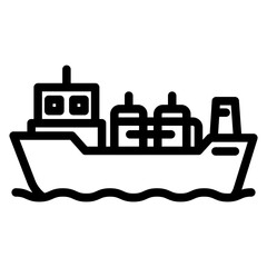 Obraz premium Oil Tanker icon