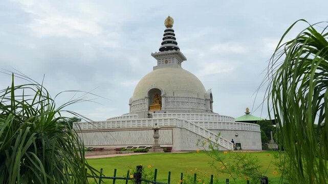 Shanti Stupa is a Buddhist monument in Delhi, India