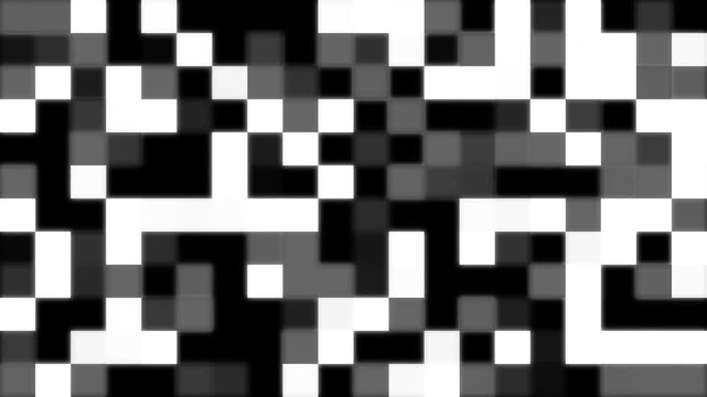 Black and White Checkered Chessboard Pattern Background with Geometric Square Tiles, Abstract Game Board Texture and Modern Vector Design