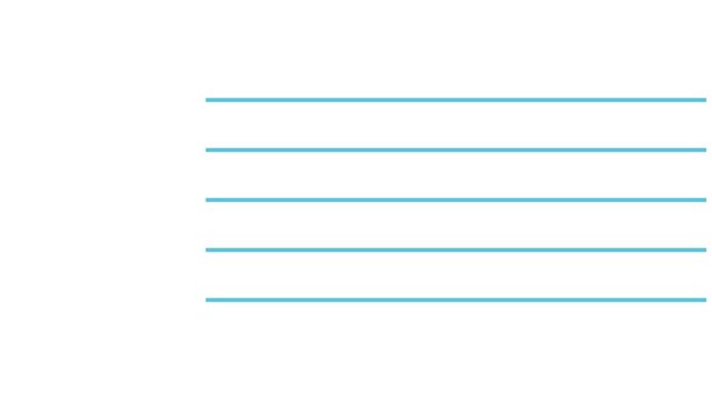 Horizontal Lined Paper Template Design With Clean Blue Parallel Guides For Writing Tasks