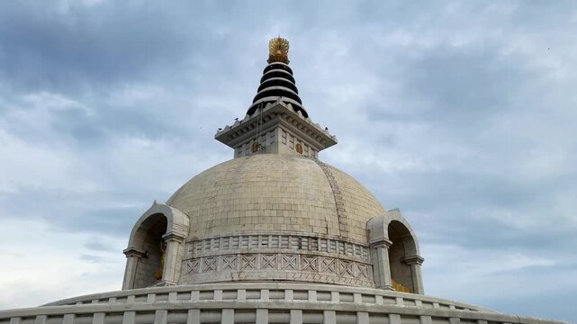 Shanti Stupa is a Buddhist monument in Delhi, India