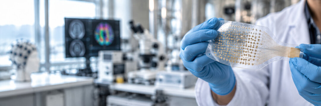 Flexible Neural Electrode Array for Brain Computer Interface and Neurotechnology Research