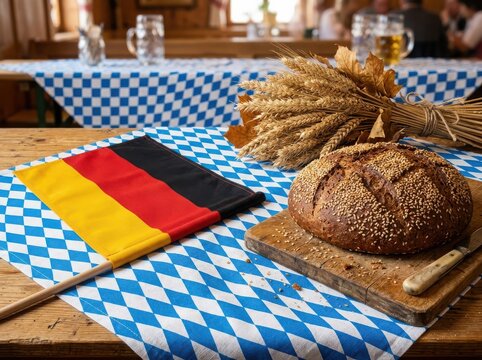 Oktoberfest Celebration with German Flag , Oktoberfest, St. Patrick&rsquo;s, Carnival