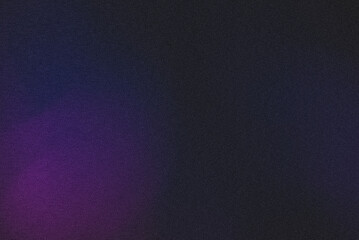 Fototapeta premium Dark Grainy Textured Background with Subtle Violet Purple and Deep Blue Gradient Glow
