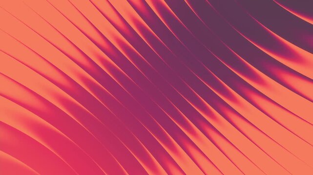 Vibrant Peach Purple Diagonal Waves 4K