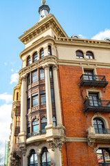 Fototapeta premium old town hall in Bilbao Spain
