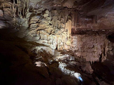 Natural Bridge Caverns in Texas