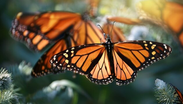 beautiful monarch butterflies