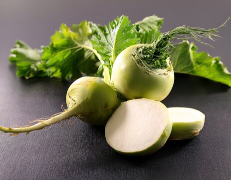 fresh turnip vegetable