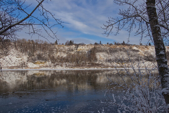 Edmonton River Valley in the Winter