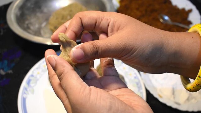 preparing modak at home
