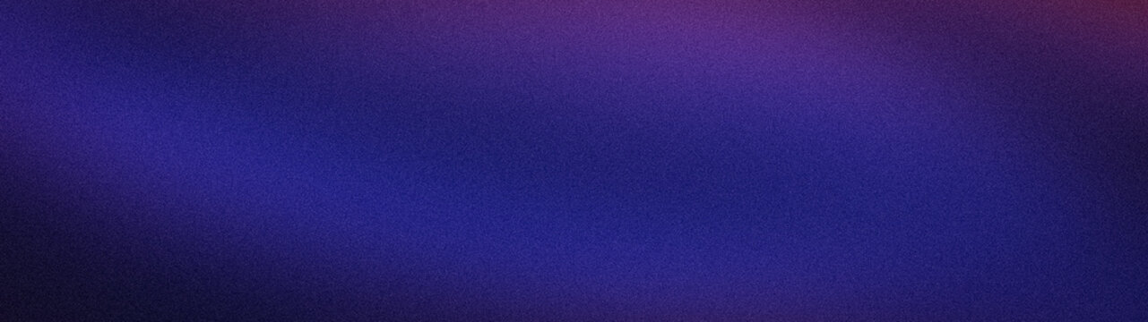 Blue purple red grainy abstract background wide format wallpaper with gradient blur and grunge style for tech banner bac