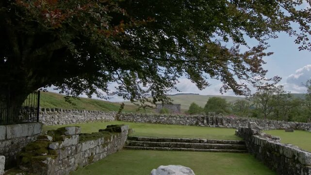 ruins of old chapel at Hermitage castle
