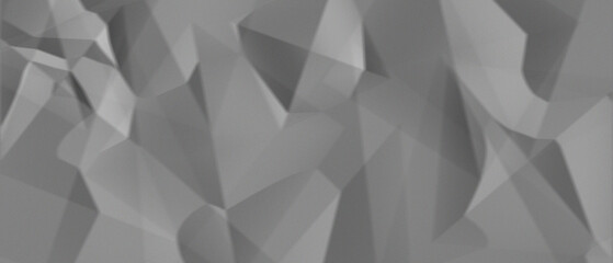 Obraz premium Abstract Gray and White Low Poly Geometric Polygon Background with Faceted Texture