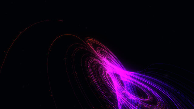 3D Lorenz attractor chaos theory visualization