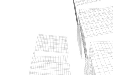 Obraz premium architecture building abstract vector illustration