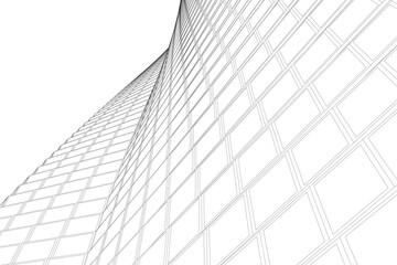 Obraz premium architecture building abstract vector illustration