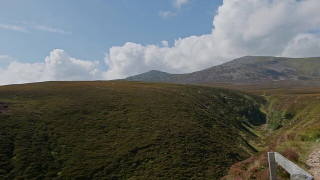 Scenery while hiking the LochNagar trail in the Cairngorms, Scotland