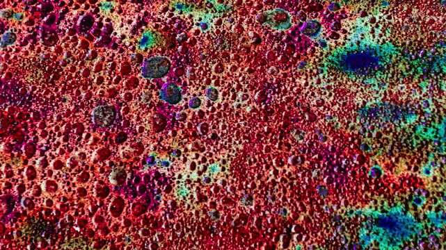 Abstract concrete texture with colorful patterns