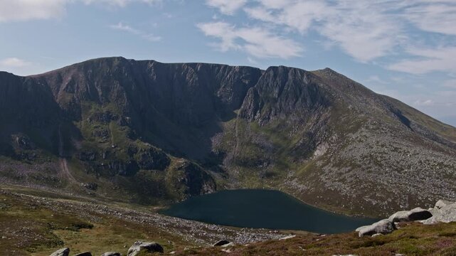 Loch Nagar in the Cairngorms, Scotland