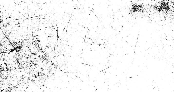 Old Retro Paper Background, Rough Distressed Texture with Ripped Edges and Grunge Scratches.