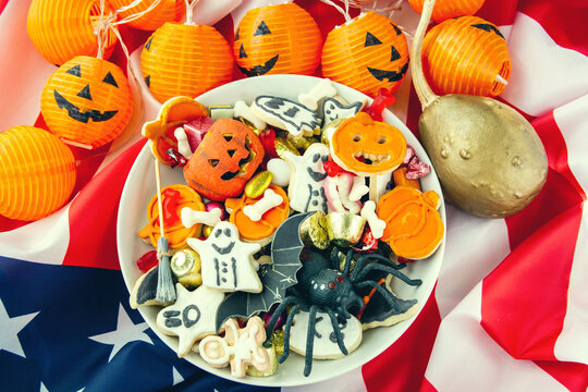Trick or Treat - Halloween Jack o Lantern candy bowl	